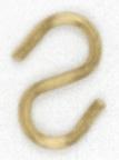 Satco Products Inc. 90/013 - Brass Plated S-Hook; 5/8&#34;
