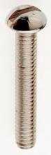 Satco Products Inc. 90/026 - Steel Round Head Slotted Machine Screw; 8/32; 1&#34; Length; Nickel Plated Finish