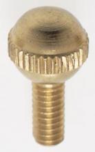 Satco Products Inc. 90/035 - Solid Brass Thumb Screw; Burnished and Lacquered; 8/32 Ball Head; 3/8&#34; Length