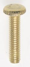 Satco Products Inc. 90/059 - Steel Knurled Head Thumb Screws; 8/32; 3/4&#34; Length; Brass Plated