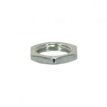 Satco Products Inc. 90/1038 - Steel Locknut; 1/4 IP; 11/16&#34; Hexagon; 1/8&#34; Thick; Unfinished