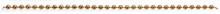 Satco Products Inc. 90/124 - #6 Beaded Chain; 1/8&#34; Diameter; 100 Foot Spool; Brass Finish; Used On Pull Sockets And Switches