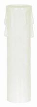 Satco Products Inc. 90/1246 - Plastic Drip Candle Cover; White Plastic Drip; 1-3/16&#34; Inside Diameter; 1-1/4&#34; Outside