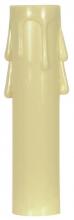 Satco Products Inc. 90/1261 - Plastic Drip Candle Cover; Ivory Plastic Drip; 13/16&#34; Inside Diameter; 7/8&#34; Outside