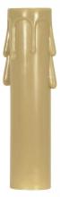 Satco Products Inc. 90/1264 - Plastic Drip Candle Cover; Antique Plastic Drip; 13/16&#34; Inside Diameter; 7/8&#34; Outside