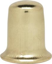 Satco Products Inc. 90/136 - Steel Finial; 1/4-27; 1&#34;; Brass Plated