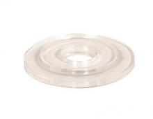 Satco Products Inc. 90/1429 - Plastic Crystal Washer; 1-1/4&#34; Diameter With Lip; 1/8 IP Slip