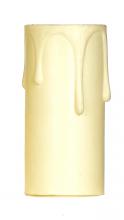 Satco Products Inc. 90/1507 - Plastic Drip Candle Cover; Ivory Plastic Drip; 13/16&#34; Inside Diameter; 7/8&#34; Outside
