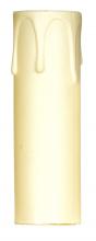 Satco Products Inc. 90/1508 - Plastic Drip Candle Cover; Ivory Plastic Drip; 13/16&#34; Inside Diameter; 7/8&#34; Outside