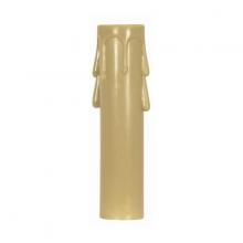 Satco Products Inc. 90/1512 - Plastic Drip Candle Cover; Antique Plastic Drip; 13/16&#34; Inside Diameter; 7/8&#34; Outside