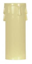 Satco Products Inc. 90/1516 - Plastic Drip Candle Cover; Ivory Plastic Drip; 1-13/16&#34; Inside Diameter; 1-1/4&#34; Outside
