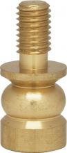 Satco Products Inc. 90/1562 - Solid Brass Riser; 1/4-27; Burnished And Lacquered; 1/2&#34; Height
