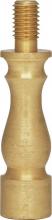 Satco Products Inc. 90/1589 - Solid Brass Riser; 1/4-27; Burnished And Lacquered; 1-1/2&#34; Height