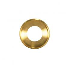 Satco Products Inc. 90/1611 - Turned Brass Check Ring; 1/4 IP Slip; Unfinished; 7/8&#34; Diameter