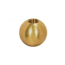 Satco Products Inc. 90/1625 - Brass Ball; 1/2&#34; Diameter; 8/32 Tap; Unfinished