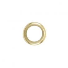 Satco Products Inc. 90/1656 - Steel Check Ring; Curled Edge; 1/4 IP Slip; Brass Plated Finish; 2&#34; Diameter