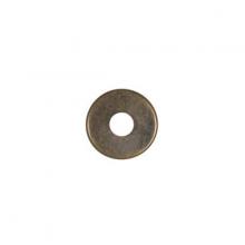 Satco Products Inc. 90/1765 - Steel Check Ring; Curled Edge; 1/8 IP Slip; Antique Brass Finish; 3/4&#34; Diameter
