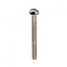 Satco Products Inc. 90/1774 - Steel Round Head Slotted Machine Screws; 8/32; 1-1/2&#34; Length; Nickel Plated Finish