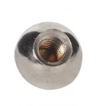 Satco Products Inc. 90/1810 - Brass Ball; 3/8&#34; Diameter; 8/32 Tap; Nickel Finish