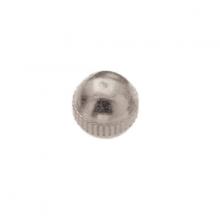 Satco Products Inc. 90/1837 - Brass Knobs; 8/32; Knurled; 3/8&#34; Diameter; Nickel Finish