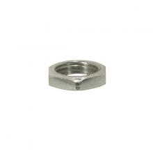 Satco Products Inc. 90/187 - Steel Locknut; 1/8 IP; 1/2&#34; Hexagon; 1/8&#34; Thick; Unfinished