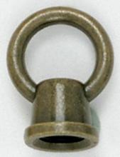 Satco Products Inc. 90/203 - 1&#34; Female Loops; 1/8 IP With Wireway; 10lbs Max; Antique Brass Finish