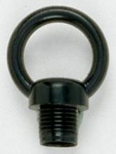 Satco Products Inc. 90/204 - 1&#34; Male Loops; 1/8 IP With Wireway; 10lbs Max; Glossy Black Finish