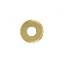 Satco Products Inc. 90/2049 - Steel Check Ring; Curled Edge; 1/8 IP Slip; Brass Plated Finish; 1/2&#34; Diameter