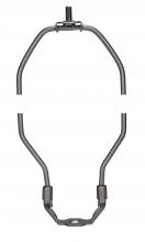 Satco Products Inc. 90/2078 - Heavy Duty Harp; Dark Antique Brass Finish; 7-1/2&#34; Height; 1/8 IP Saddle; 1/4-27 Thread; 125