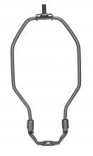 Satco Products Inc. 90/2088 - Heavy Duty Harp; Dark Antique Brass Finish; 7&#34; Height; 1/8 IP Saddle; 1/4-27 Thread; 125 Carton