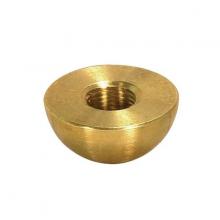 Satco Products Inc. 90/2095 - Brass Half Ball; Unfinished; 8/2 Tap; 1/2&#34; Diameter