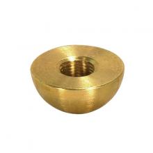 Satco Products Inc. 90/2099 - Brass Half Ball; Unfinished; 1/8 Tap; 1-1/4&#34; Diameter