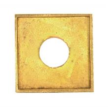 Satco Products Inc. 90/2139 - Turned Brass Check Ring; 1/8 IP Slip; Burnished And Lacquered; 1/2&#34; Diameter