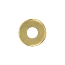 Satco Products Inc. 90/2140 - Turned Brass Check Ring; 1/8 IP Slip; Burnished And Lacquered; 5/8&#34; Diameter