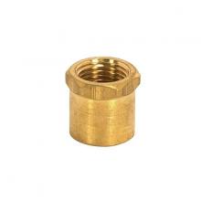 Satco Products Inc. 90/2154 - Brass Coupling; Unfinished; 3/4&#34; Long; Hexagon Head Coupling; 1/8 IP