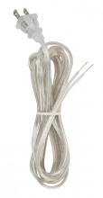Satco Products Inc. 90/2184 - 18/2 SPT-2-105C All Cord Sets - Molded Plug - Tinned Tips 3/4&#34; Strip with 2&#34; Slit 36&#34;