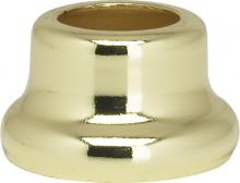Satco Products Inc. 90/2192 - Flanged Steel Neck; 1/2&#34; Height; 7/8&#34; Bottom; Brass Plated Finish