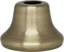 Satco Products Inc. 90/2199 - Flanged Steel Neck; 7/16&#34; Hole; 1&#34; Height; 13/16&#34; Top; 1-3/8&#34; Bottom Seats; Antique