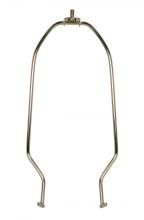 Satco Products Inc. 90/2255 - Heavy Duty Harp; Polished Nickel Finish; 10&#34; Height; 1/4-27 Thread