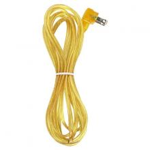 Satco Products Inc. 90/2390 - 12 Foot 18/2 SPT-2 105C Flat Plug Cord Set; White Finish; 72&#34; Hank; 150 Carton; Molded Plug;