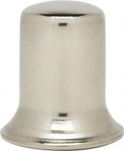 Satco Products Inc. 90/2454 - Steel Finial; 1/4-27; 1&#34; Diameter; Nickel Plated