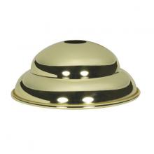Satco Products Inc. 90/2491 - Polished Brass Finish w/Matching Screw Collar Loop Diameter 5-1/2&#34; Center Hole 11/16&#34; Height