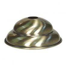 Satco Products Inc. 90/2492 - Antique Brass Finish w/Matching Screw Collar Loop Diameter 5-1/2&#34; Center Hole 11/16&#34; Height