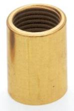 Satco Products Inc. 90/332 - Brass Coupling; 5/8&#34; Long; 1/8 IP; Burnished And Lacquered