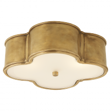 Visual Comfort & Co. Signature Collection AH 4015NB-FG - Basil 17&#34; Flush Mount