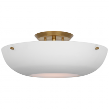 Visual Comfort & Co. Signature Collection ARN 4520HAB-WHT - Valencia 16&#34; Flush Mount