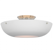 Visual Comfort & Co. Signature Collection ARN 4520PN-WHT - Valencia 16&#34; Flush Mount