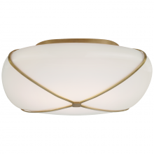 Visual Comfort & Co. Signature Collection CD 4006SB-WG - Fondant 14&#34; Flush Mount