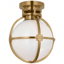 Visual Comfort & Co. Signature Collection CHC 4483AB-WG - Gracie 10&#34; Captured Globe Flush Mount