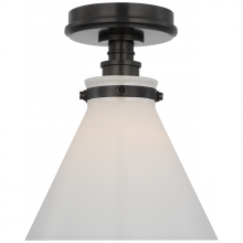 Visual Comfort & Co. Signature Collection CHC 4525BZ-WG - Parkington 9&#34; Conical Flush Mount
